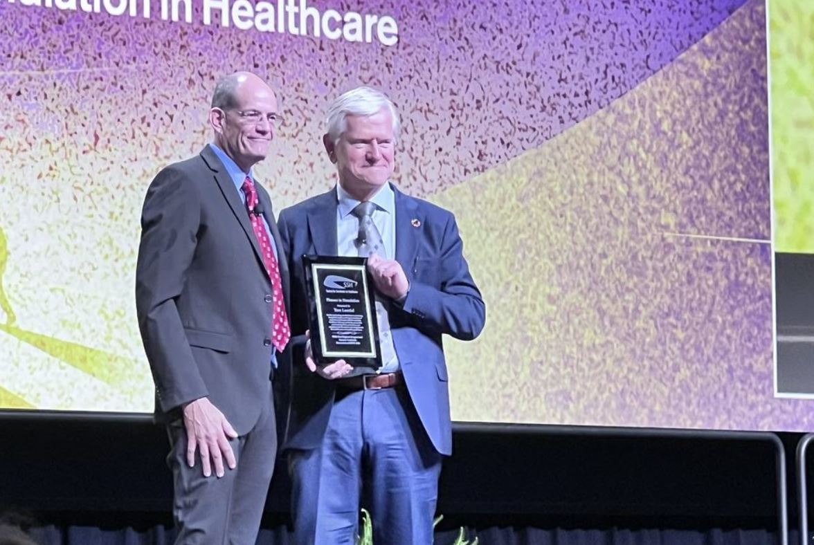 Laerdal Global Health's Founder Tore Laerdal is honored with the IMSH Pioneer award 