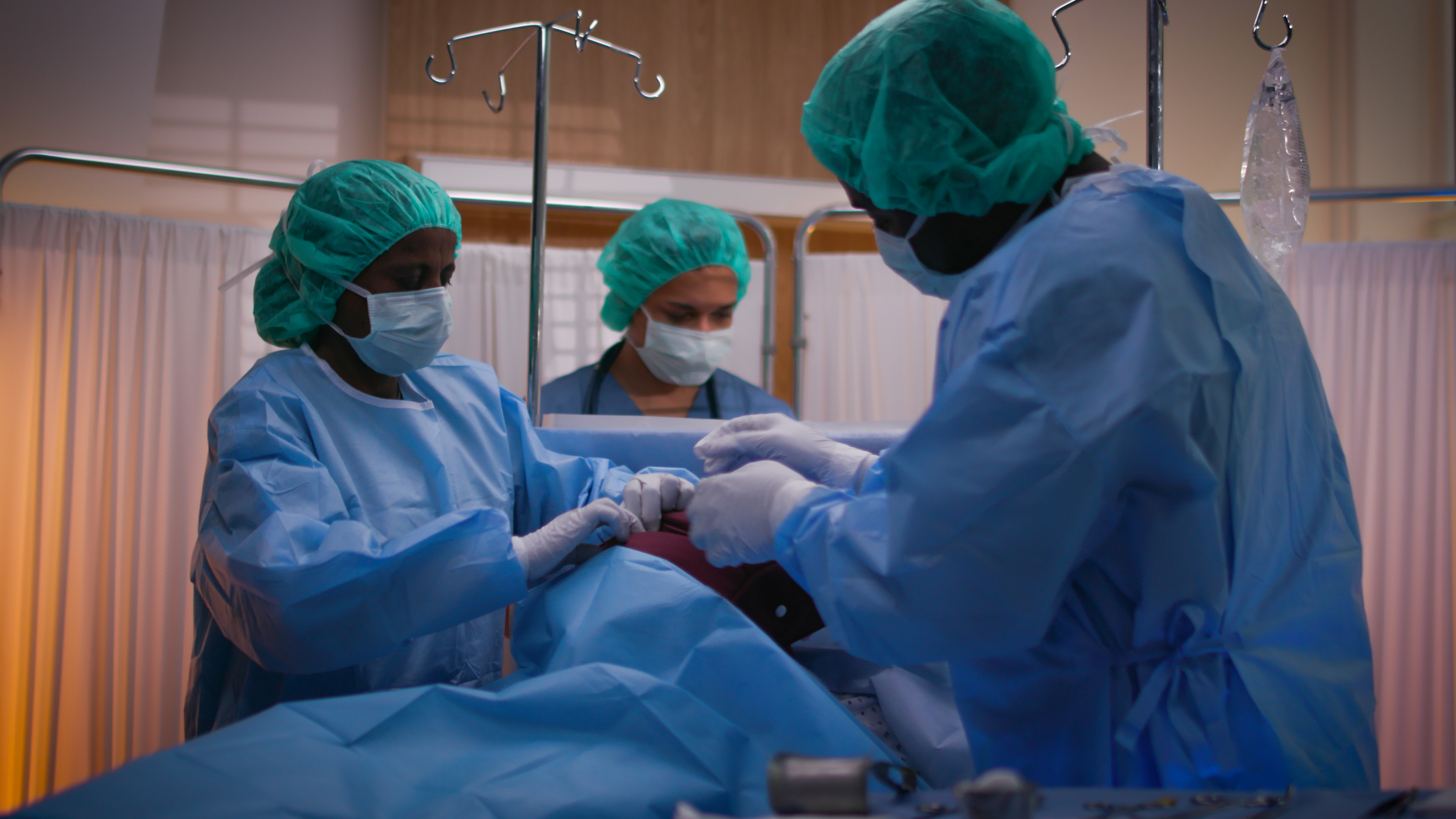 Birthing and safe c-section simulator from Laerdal Global Health